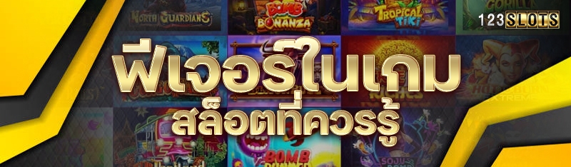 ฟีเจอร์ในเกมสล็อตที่ควรรู้